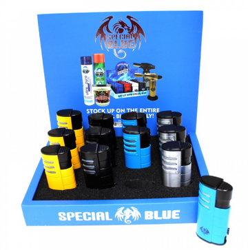 Special Blue Triple Shot Torch Lighter