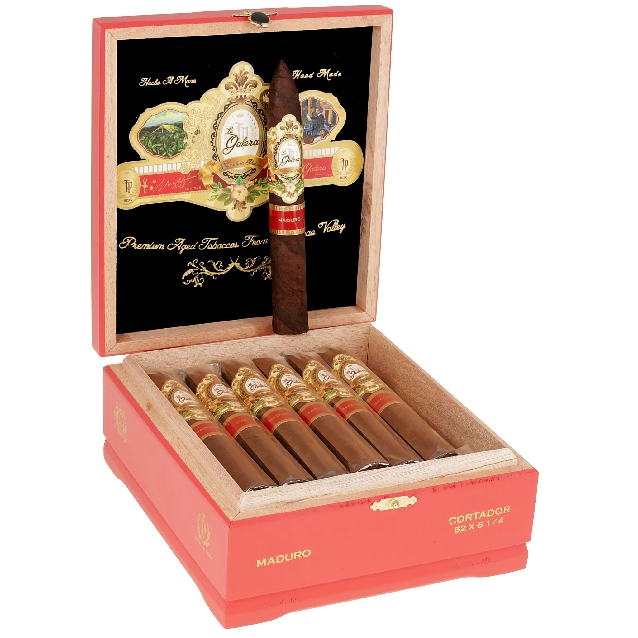 La Galera Maduro Cortador Torpedo 6"1/8 * 52