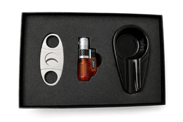 Set Cortador+ Encendedor + Cenicero CX-017